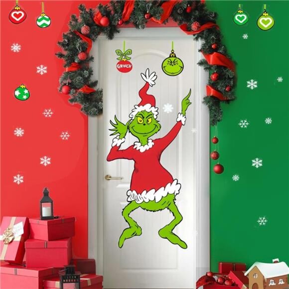 3FT Christmas Window Clings, Snowflake Stickers for Glass, Door, Wall,‎ & Fridge - Picture 5 of 8